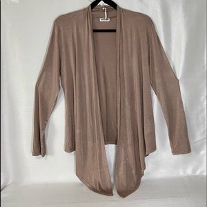Free To Live Women's Draped Cardigan L